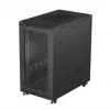 19 colių stelažo spinta LANBERG FF01-6022-23B, 22U, 600×1000 mm, juoda, perforuotos durelės