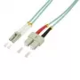 LogiLink SC/LC OM3 šviesolaidinis adapterinis kabelis 1 m