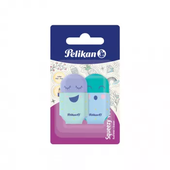 Trintukas Pelikan 606219 plastikinis įvairiaspalvis 2 vnt.