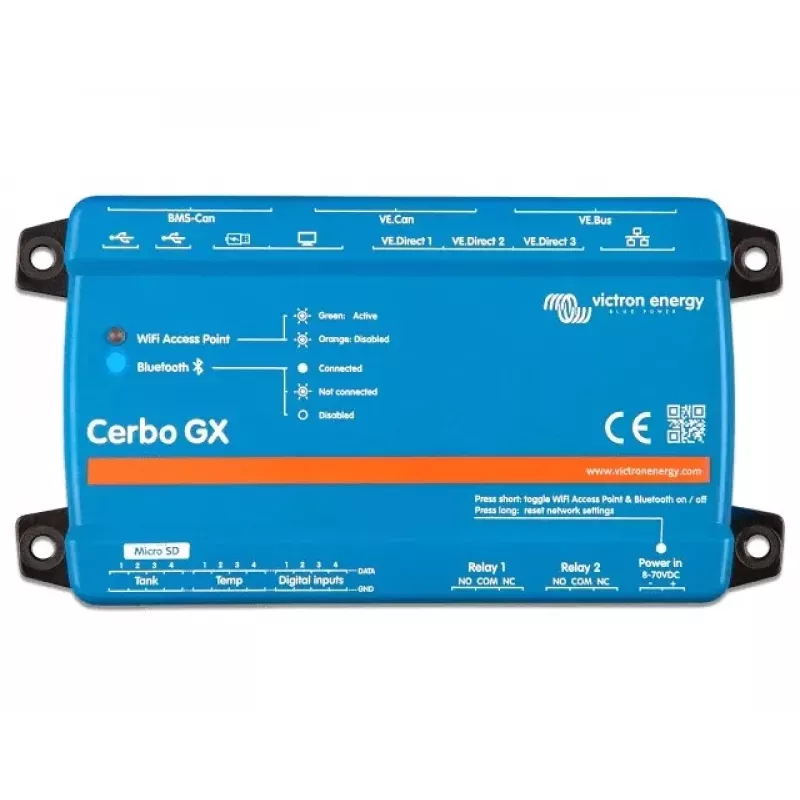 Cerbo GX MK2 Victron Energy BPP900450110 pažangi stebėjimo sistema su nuotoliniu ryšiu ir ekrano palaikymu