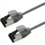 ROLINE S/FTP Patch Laidas Cat.8.1, Plonas, PoE, Pilka, 0,3m (21.15.3406)