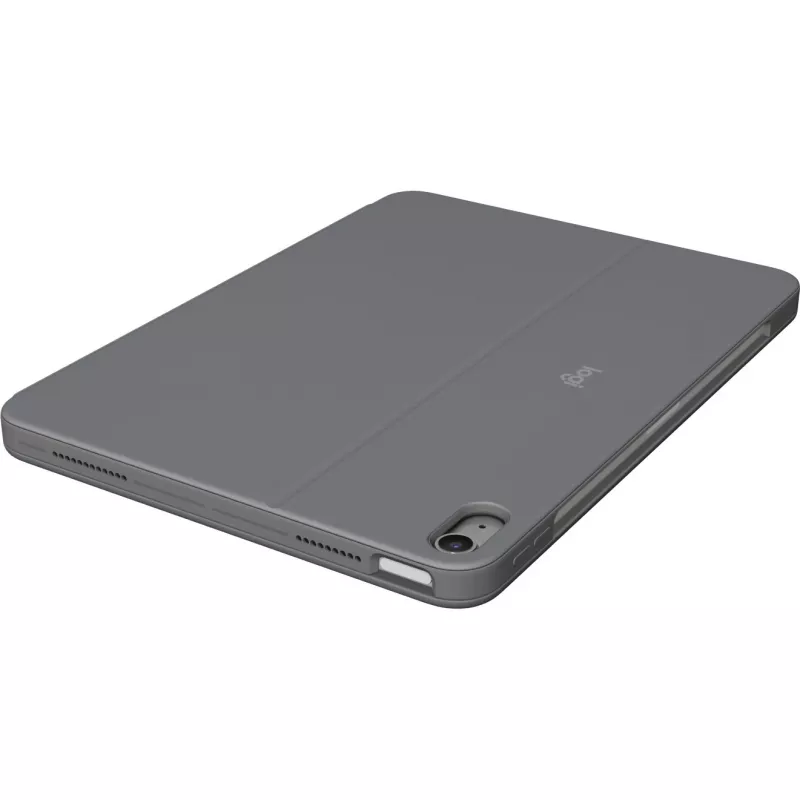 Klaviatūros dėklas Logitech Combo Touch QWERTY danų, suomių, norvegų, švedų Smart Connector pilka