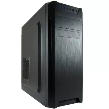 LC Power Classic 7040B - MDT korpusas - ATX - be maitinimo šaltinio - Juoda, šlifuotas aliuminis / Juoda - USB/Garsas