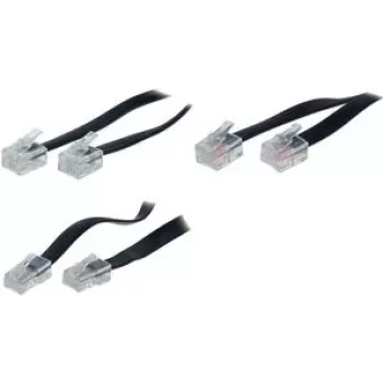 Telefono laidas ShiverPeaks BS70090-6/6 10 m Juodas