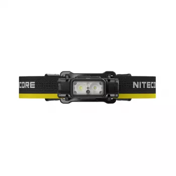 Priekinė galvos lemputė Nitecore NU50 juoda/geltona LED vandeniui atspari smūgiams atspari
