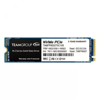 Team Group MP33 SSD 2TB vidinis M.2 2280 PCIe 3.0 x4 (NVMe) juodas (TM8FP6002T0C101)