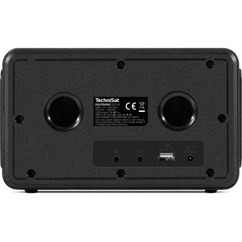 Asmeninis radijo imtuvas TechniSat DigitRadio 550 IR DAB+ FM 100W