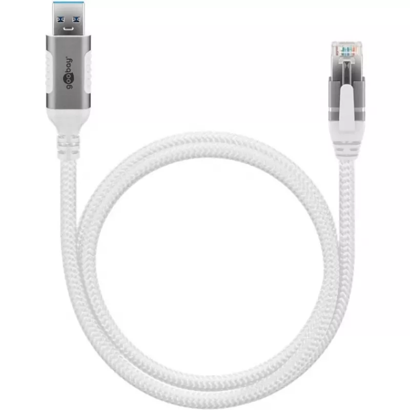 Goobay 74160 – USB 3.0 tipo A – Gigabit Ethernet adapterio laidas 3 m – tinklo adapteris – 1.000 Mbps
