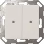 Gira Taster Wippe KNX 2-jungiklis, gryna balta (modelis 517303)