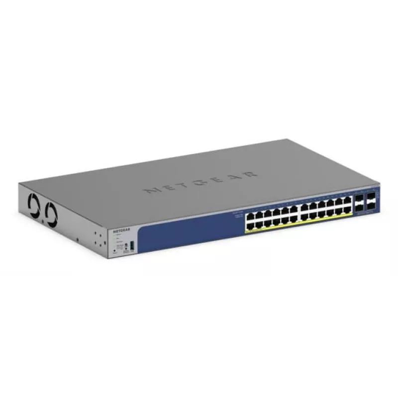 NETGEAR GS728TX L2/L3 10G Ethernet (100/1000/10000) Juodas