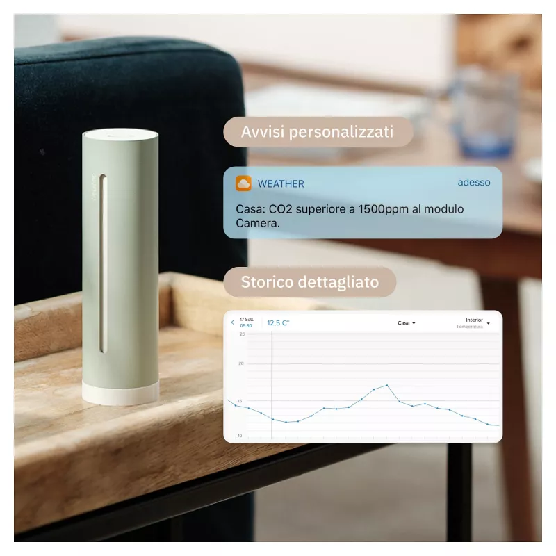 Netatmo NIM-M papildomas modulis patalpų stebėjimui