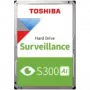 Kietasis diskas vaizdo stebėjimui TOSHIBA S300 AI 8TB CMR, 3,5'', 512MB, 7200RPM, SATA, 64 kameros, 24/7, TBW: 550