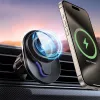 Automobilinis laikiklis MagSafe 15W belaidis įkroviklis juodas