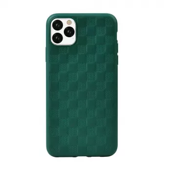 Minkštas apsauginis dėklas Devia Woven2, skirtas iPhone 11 Pro Max, žalias