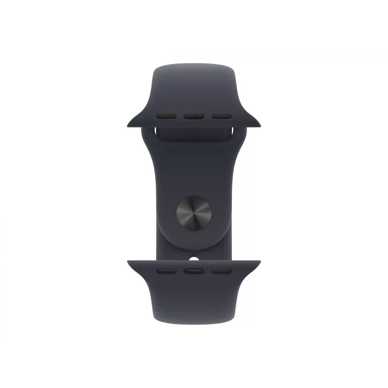 Apple Watch SE GPS + Cellular 44 mm vidurnakčio aliuminio korpusas su vidurnakčio sporto juostele – M/L
