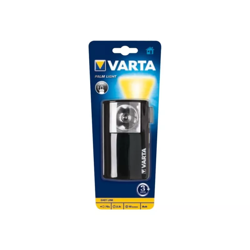 Rankinis žibintuvėlis Varta Palm Light 3R12 juodas