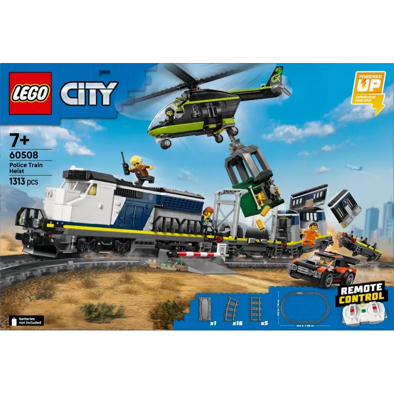 LEGO City Policijos traukinio apiplėšimas 60508
