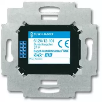 Busch-Jaeger 6120/12-101 metalinis dangtelis sieniniam jungikliui 71×71 mm