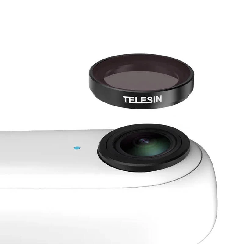 4 vienetų CPL/ND8/ND16/ND32 Telesin filtrų rinkinys, skirtas Insta360 GO 2/3 kamerai