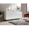 Komoda Cama Meble ETNA 200x42x82 cm, balta matinė, medžio drožlių plokštė, 16 mm rėmas