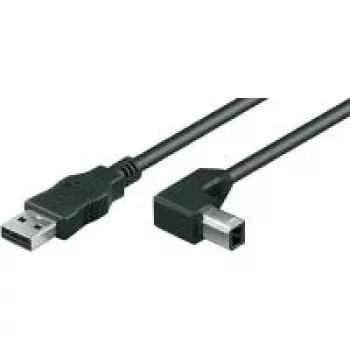 Wentronic Goobay USB 2.0 Hi-Speed laidas, juodas, 3 m – USB 2.0 kištukas (A tipas) > USB 2.0 kištukas (B tipas) (68733)