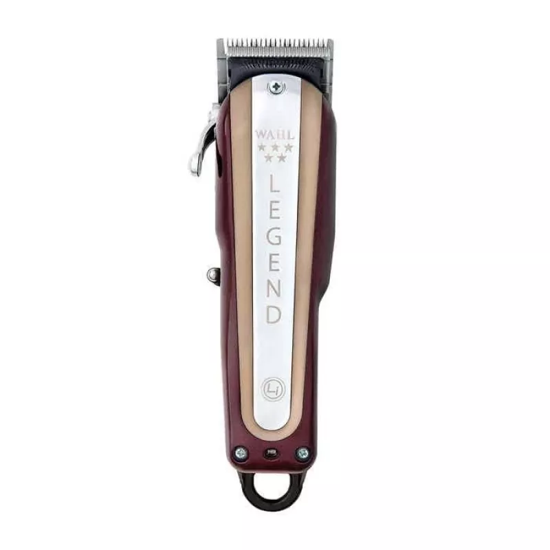 WAHL Cordless Legend Burgundinė, Sidabrinė Ličio jonų (Li-Ion) belaidė mašinėlė