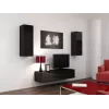Cama TV stovas VIGO 140 30/140/40 juodas/juodas blizgus