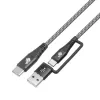 USB A į USB C laidas TB AKTBXKUCTOA120B 1,2 m, juodas