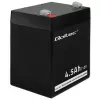 Qoltec AGM akumuliatorius (12 V, 4,5 Ah)