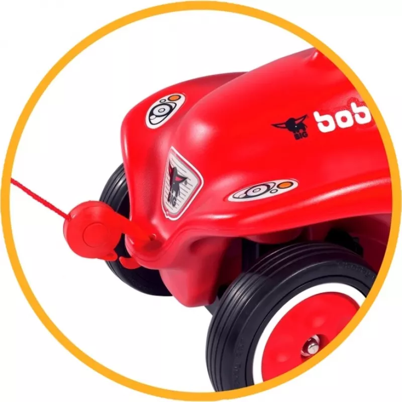 BIG Bobby-Car-Seil tempimo virvė raudona geltona 1-7 metai