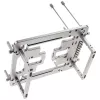 Mini benchtable korpusas Streacom BC1 Mini V2 sidabrinis – atviro rėmo važiuoklė