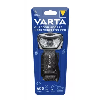 Žibintuvėlis ant galvos Varta Outdoor Sports H30R Wireless Pro 400 lm IPX7