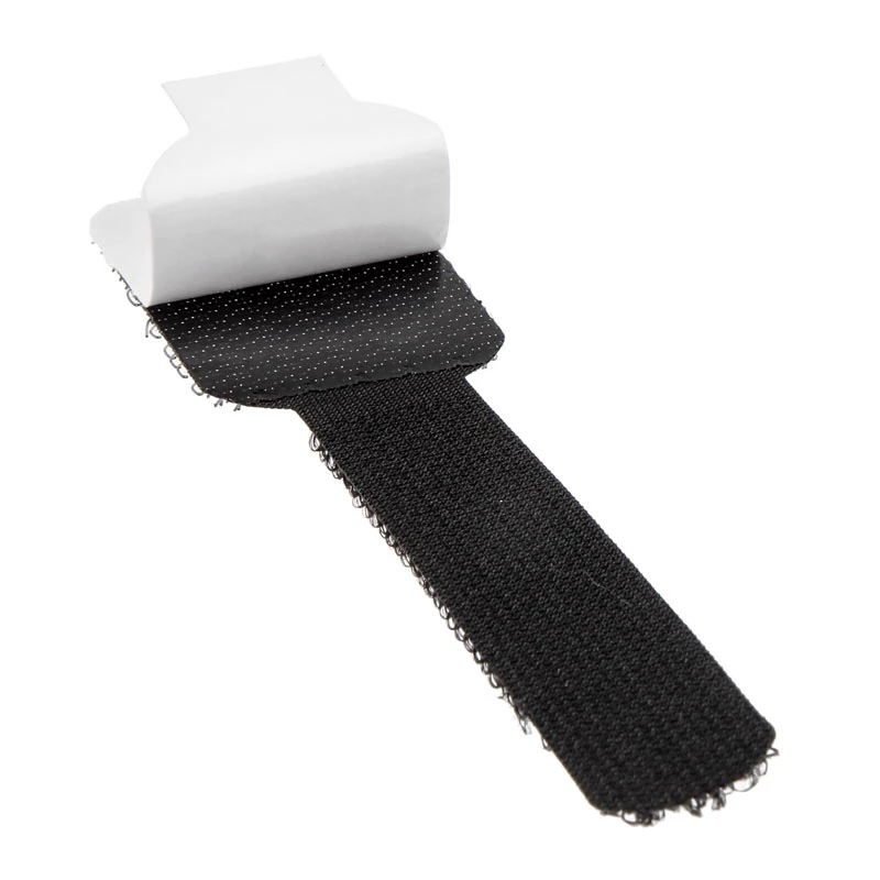 LABEL THE CABLE PRO Sieninis Velcro laikiklis laidams, 50 vnt. - juoda