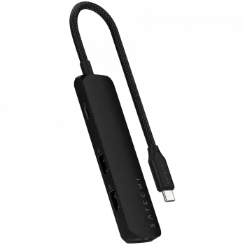 Satechi ST-P4SK USB-C 4-in-1 Slim Multiport Adapter 10 Gbit/s juodas