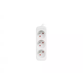 Lanberg PS0-03E-0150-W baltas – 3 lizdų ilgintuvas su vaikų apsauga