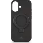 Apsauginis dėklas Urban Stand Case by white diamonds, skirtas Apple iPhone 17, juodas