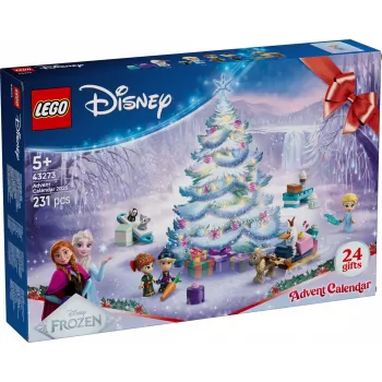 Konstruktorius LEGO Disney Frozen Advent Calendar 2025 rinkinys 43273 – 231 detalė, 4 minifigūrėlės, amžius 5+