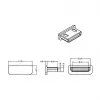 Apsauginis HDMI mini-C lizdo dangtelis DeLOCK 64028