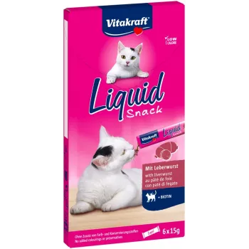 Vitakraft Liquid Snack pasta su vištiena 6 x 15 g