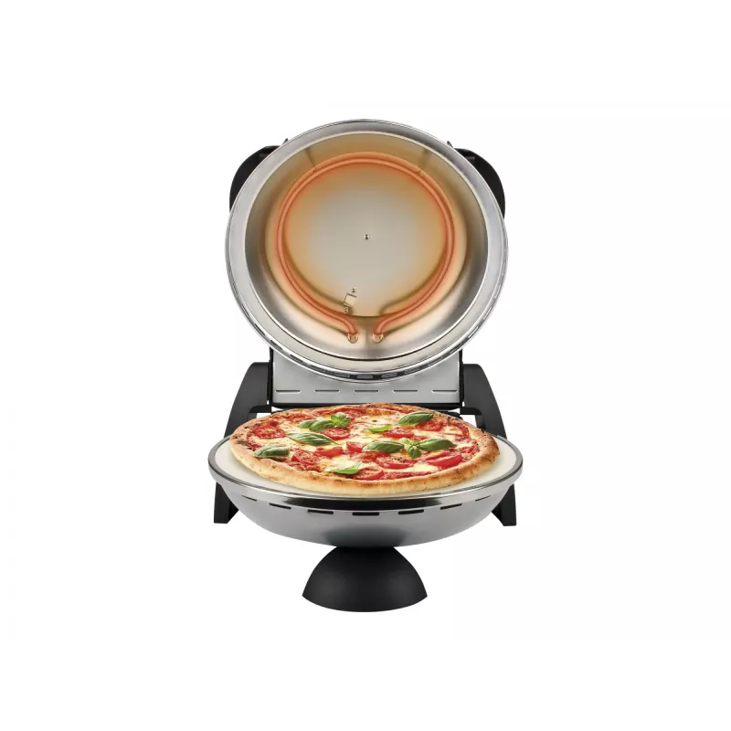 Picos kepimo aparatas G3FERRARI Delizia 1200 W, akmeninis kepimo paviršius, max 400°C, 31 cm pica, laikmatis, termostatas