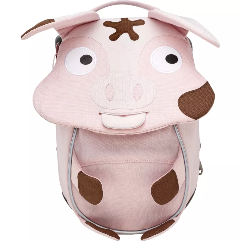 Vaikiška kuprinė Affenzahn Little Friend Tonie Pig rožinė/ruda – mažas vaikų dieninis krepšys