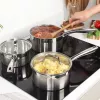 Puodų rinkinys Salter 3 vnt. nerūdijančio plieno keptuvės BW06734EU7