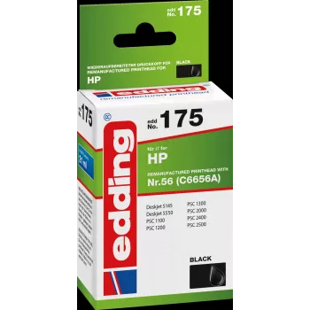 EDDING EDD-175 - suderinamas - Juoda - HP - HP Color Copier 410, HP Color Copier 1315, HP Color Copier 7450, HP Deskjet 5100, HP Deskjet 5145...