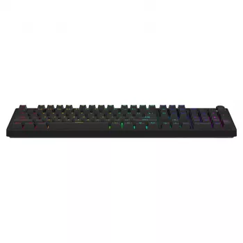 Mechaninė žaidimų klaviatūra SAVIO STYX Outemu Blue Hot-Swap RGB USB QWERTY US International juoda 104 klavišų Full-size