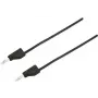 VOLTCRAFT matavimo laidas [Kištukas 4 mm - Kištukas 4 mm] 1,5 m Juodas MSB-300 (MSB-300-1.5-SW)