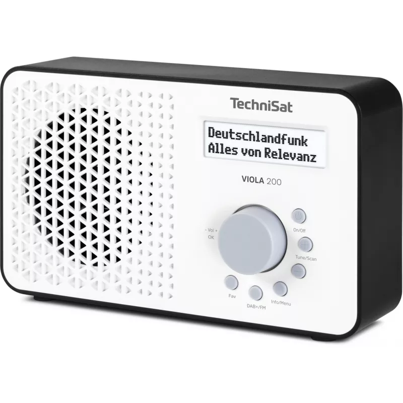 TECHNISAT VIOLA 200 balta/juoda HD DVB‑S2 imtuvas