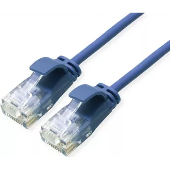 ROLINE GREEN UTP Patch Cable Cat.6A (Class EA), LSOH, plonas, Mėlyna, 1,5 m (21.44.3944)