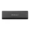 Qoltec 50312 išorinis M.2 NVMe SSD korpusas, USB Type-C, juodas