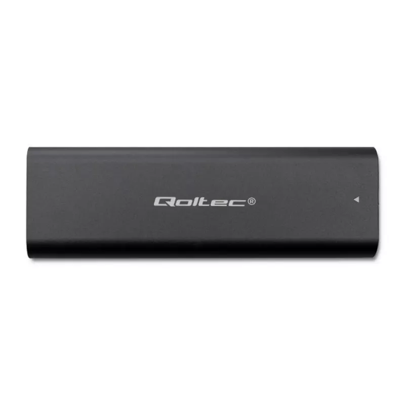 Qoltec 50312 išorinis M.2 NVMe SSD korpusas, USB Type-C, juodas