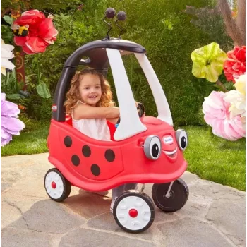 Vaikiškas stumdomas automobiliukas Little Tikes Cozy Coupe Ladybug